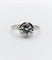 Bague 53 Bague solitaire Art déco en platine et diamant 1,11 ct 58 Facettes A06554