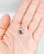 Pendentif Pendentif cible Art déco en or blanc 18k et platine, saphir synthétique et diamants 58 Facettes A06550