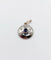 Pendentif Pendentif cible Art déco en or blanc 18k et platine, saphir synthétique et diamants 58 Facettes A06550