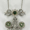 Collier Collier Guirlandes Belle Époque en platine et or jaune, émeraudes et diamants 58 Facettes CAN1616X3