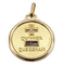 Pendentif AUGIS - Pendentif Médaille d’Amour en or jaune 18k, saphir et diamant 58 Facettes J10720X000