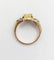 Bague 56.5 Bague momento mori ancienne tête de mort en or jaune 14k et diamants 58 Facettes A05056