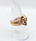 Bague 56.5 Bague momento mori ancienne tête de mort en or jaune 14k et diamants 58 Facettes A05056