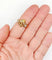 Bague 56.5 Bague momento mori ancienne tête de mort en or jaune 14k et diamants 58 Facettes A05056