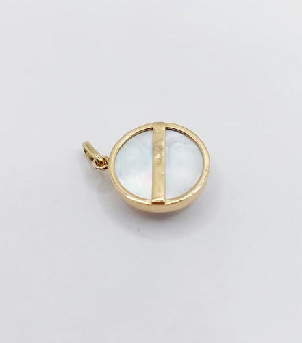 Pendentif Pendentif tête de cheval en or jaune 18k et cristal d'Essex 58 Facettes A04957