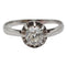 Bague 49.5 Art déco - Bague solitaire en platine et diamant taille ancienne 58 Facettes A05170