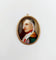 Pendentif Broche pendentif antique en or rose 14k avec porcelaine émaillée 58 Facettes A02447