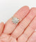 Bague 52 Bague fleur Art déco en or blanc 18k et platine, diamants 58 Facettes A04204
