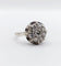 Bague 52 Bague fleur Art déco en or blanc 18k et platine, diamants 58 Facettes A04204