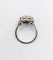 Bague 52 Bague fleur Art déco en or blanc 18k et platine, diamants 58 Facettes A04204