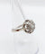 Bague 52 Bague fleur Art déco en or blanc 18k et platine, diamants 58 Facettes A04204