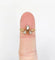 Bague 52 Bague victorienne trèfle en or rose 18k et diamants 58 Facettes A02570