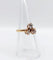 Bague 52 Bague victorienne trèfle en or rose 18k et diamants 58 Facettes A02570
