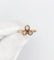 Bague 52 Bague victorienne trèfle en or rose 18k et diamants 58 Facettes A02570