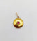 Pendentif Pendentif cible Art déco en or jaune 18k et rubis 58 Facettes A05694