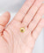 Pendentif Pendentif cible Art déco en or jaune 18k et rubis 58 Facettes A05694