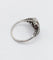 Bague 61 Bague dôme Art déco en or blanc 18k, rubis et diamants taille rose 58 Facettes A05805