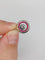 Pendentif Pendentif cible Art déco en or jaune 18k, diamant et rubis 58 Facettes A05894