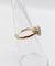 Bague 48.5 Bague marguerite en or jaune 18k et platine avec diamants 58 Facettes A06229