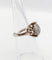 Bague 47.5 Bague fleur Art déco en or blanc 18k et diamants taille ancienne 58 Facettes A06391