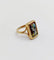 Bague 48.5 Bague Art nouveau Limoges en or 18k avec plaque émaillée 58 Facettes A06430