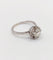 Bague 52.5 Bague solitaire Art déco en platine et diamant taille ancienne 0,80 carat 58 Facettes A06282