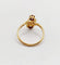 Bague 53 Bague toi et moi antique en or 18k et diamants taille rose 58 Facettes A06396