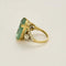 Bague 53 Le Jardin - Bague en or jaune et blanc, émeraude et diamants 58 Facettes LP1503/