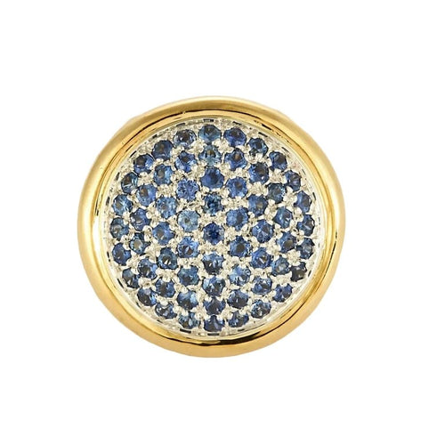 Bague 54 Premiers Joyaux - Bague en or jaune et blanc, saphirs et diamants 58 Facettes LP1408/