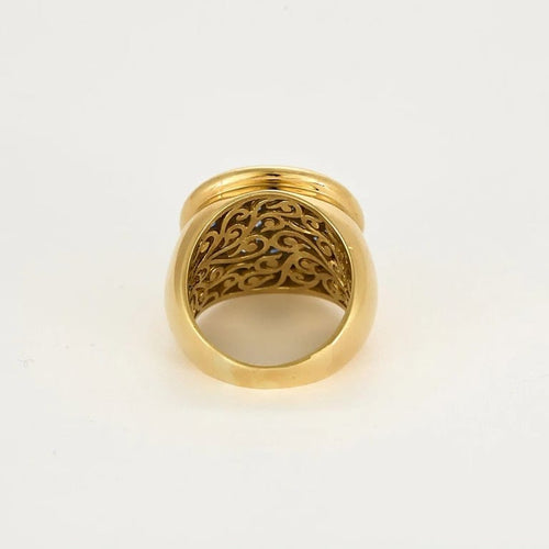 Bague 54 Premiers Joyaux - Bague en or jaune et blanc, saphirs et diamants 58 Facettes LP1408/