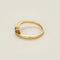 Bague 53 Bague Toi et Moi en or jaune avec diamant 58 Facettes LP1419/