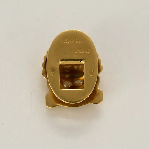 Cartier - Boutonnière coquillage en or jaune et diamants 58 Facettes LP1490/