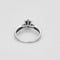 Bague 51 Illusion - Bague solitaire en or blanc 750/1000 et diamants 58 Facettes LP1463/