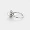 Bague 56 Bague Pétales brillantes en or blanc avec perle et diamants 58 Facettes LP1396/