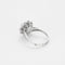Bague 56 Bague Pétales brillantes en or blanc avec perle et diamants 58 Facettes LP1396/