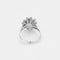 Bague 56 Bague Pétales brillantes en or blanc avec perle et diamants 58 Facettes LP1396/