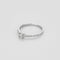 Bague 53.5 Bague solitaire en or blanc 750 et diamants 58 Facettes LP1383/