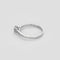 Bague 53.5 Bague solitaire en or blanc 750 et diamants 58 Facettes LP1383/