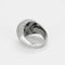 Bague 52 Le Mont des Diamants - Bague bombée en or blanc et diamants 58 Facettes LP1374/