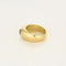 Bague 54 Chevalière - Bague jonc bombé en or jaune et diamant coussin 58 Facettes LP1399/