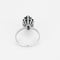 Bague 53.5 La Marquise Prestige - Bague marquise en or blanc avec diamants et saphirs 58 Facettes LP1459/