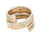 Bague 53 La Spirale - Ensemble de deux bagues en or bicolore 18K et diamants 58 Facettes LP1488/