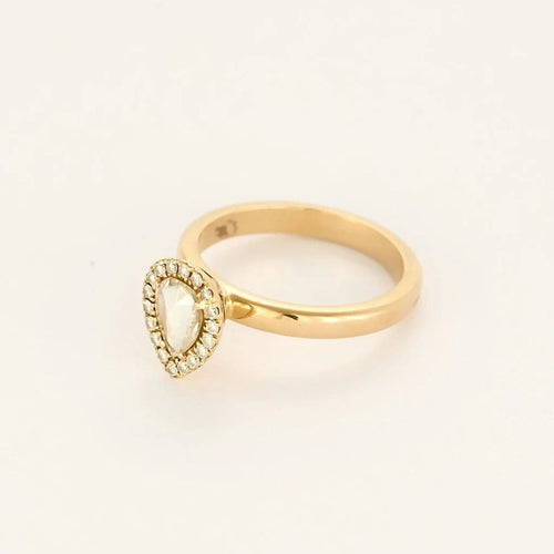 Bague 52 Bague solitaire Royal en or jaune 750 et diamants 58 Facettes LP1400/