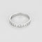 Bague 52 Alliance diamantée en or blanc 18 carats 58 Facettes LP1422/