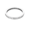 Bague 53 Mauboussin - Alliance en or blanc avec diamants 58 Facettes LP1442/