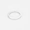 Bague 52 Alliance diamantée en or blanc 750 sertie de diamants 58 Facettes LP1382/