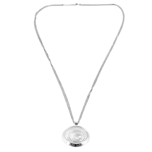 Collier Chopard Happy Spirit - Collier en or blanc 750 avec diamant mobile 58 Facettes LP1453/