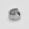 Bague 46 Bague ceinture en or blanc 750 pavée de 15 diamants 58 Facettes LP1476/