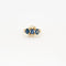 Bague 58.5 Bague Ciel Diamanté en or jaune 18K, saphirs et diamants 58 Facettes LP458/10