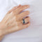 Bague 58.5 Bague Ciel Diamanté en or jaune 18K, saphirs et diamants 58 Facettes LP458/10